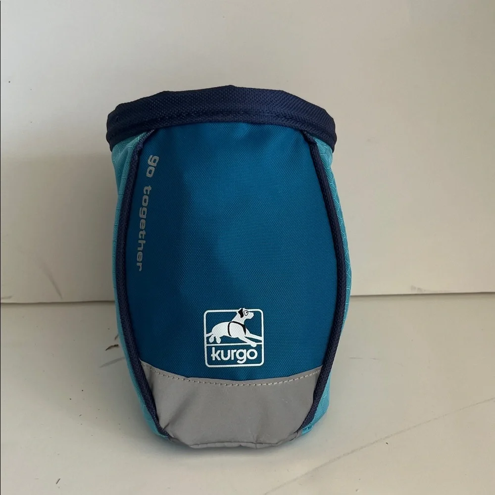 Kurgo Teal and Navy Travel Treat Pouch